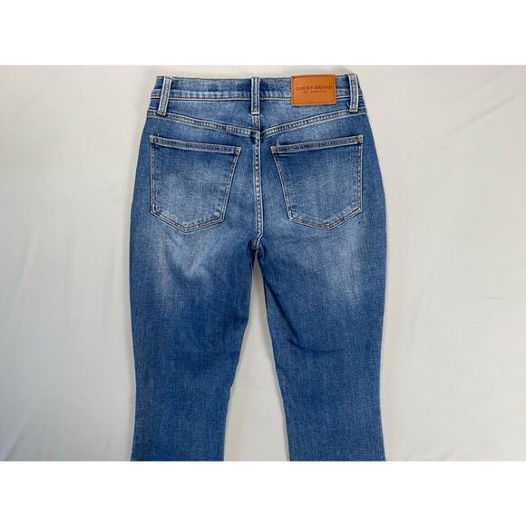 Lucky Brand Bridgette High-Rise Skinny Exposed Button Fly Jeans. Women's 27, GUC - Picture 8 of 9